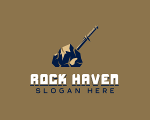 Ancient Sword Rock logo design