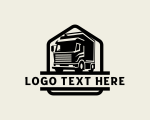 Trucking Cargo Dispatch logo design