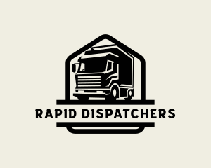 Trucking Cargo Dispatch logo design