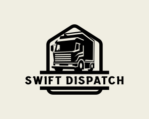 Trucking Cargo Dispatch logo design