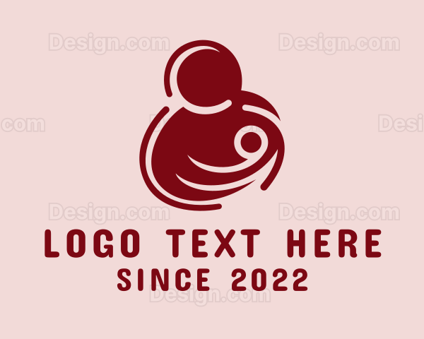 Maternity Pregnancy Breastfeed Logo
