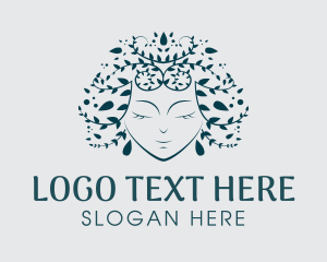 Organic Hair Salon logo design