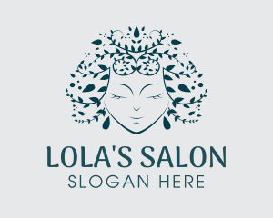 Organic Hair Salon logo design