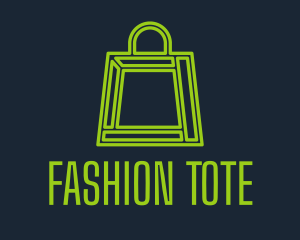 Minimalist Shopping Bag  logo design