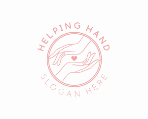 Hand Heart Shelter logo design