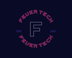 Futuristic Tech Cyberspace logo design