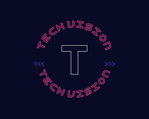 Futuristic Tech Cyberspace logo