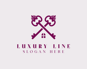 Luxury Real Estate Key logo design