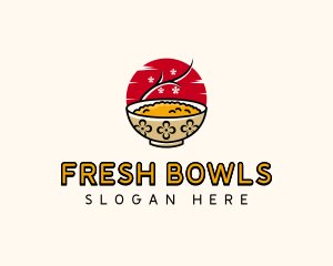 Japanese Rice Bowl logo design