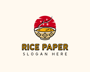 Japanese Rice Bowl logo design