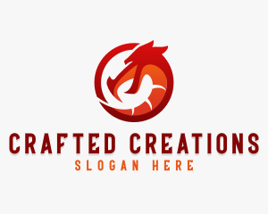 Beast Dragon Stream logo design