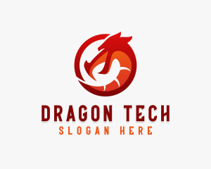 Beast Dragon Stream logo design