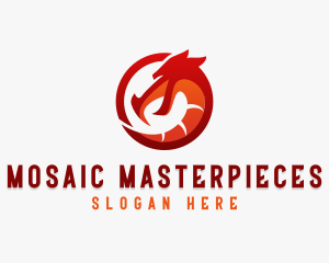 Beast Dragon Stream logo design