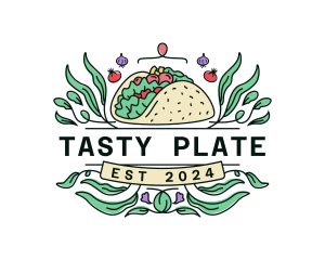 Tacos Cafeteria Cuisine logo design