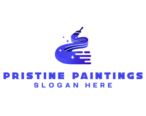 Paint Brush Refurbish logo design