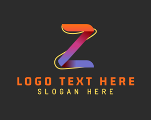 Modern Business Letter Z logo design