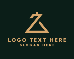 Abstract Shape Letter Z logo
