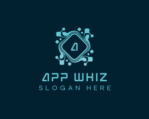 Cyber Software App logo design