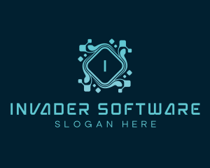 Cyber Software App logo design