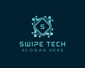 Cyber Software App logo design