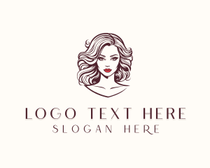 Beauty Woman Stylist logo design