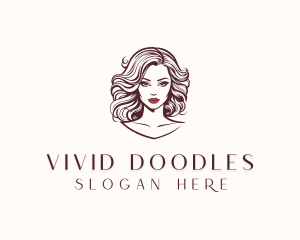 Beauty Woman Stylist logo design