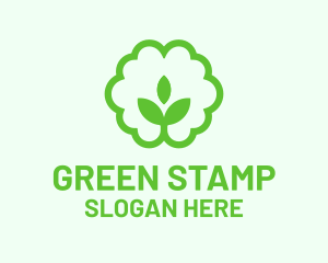 Green Sprout Brain logo design