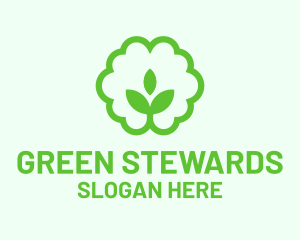 Green Sprout Brain logo design