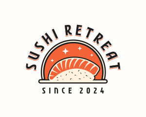 Fish Sushi Restaurant logo design