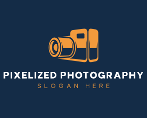 Camera Lens Photography logo design