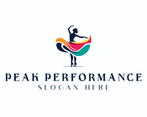 Dancer Performer Entertainment logo design