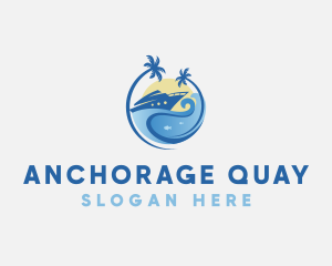 Travel Yacht Tourism logo design