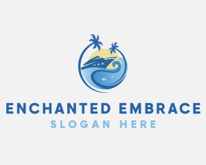 Travel Yacht Tourism logo design