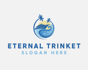 Travel Yacht Tourism logo design