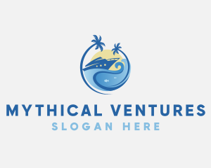 Travel Yacht Tourism logo design