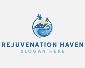 Travel Yacht Tourism logo design