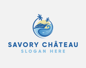 Travel Yacht Tourism logo design