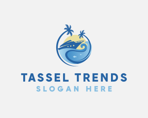 Travel Yacht Tourism logo design