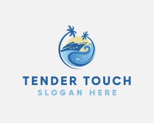 Travel Yacht Tourism logo design