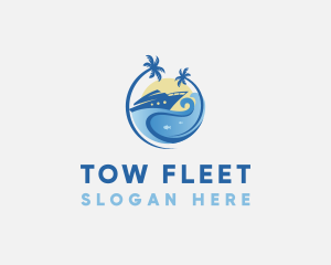 Travel Yacht Tourism logo design