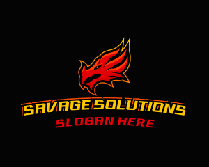Dragon Creature Esports logo design