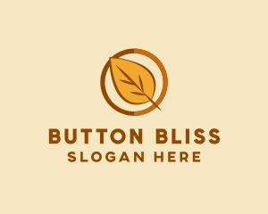 Natural Autumn Leaf logo design