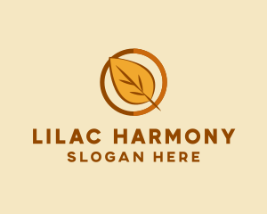 Natural Autumn Leaf logo design