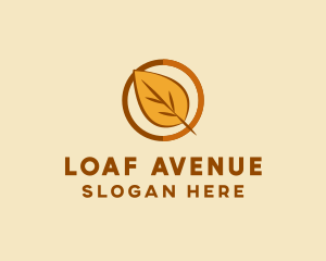 Natural Autumn Leaf logo design