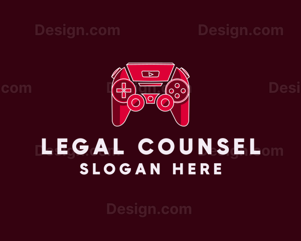 Video Game Console Controller Logo