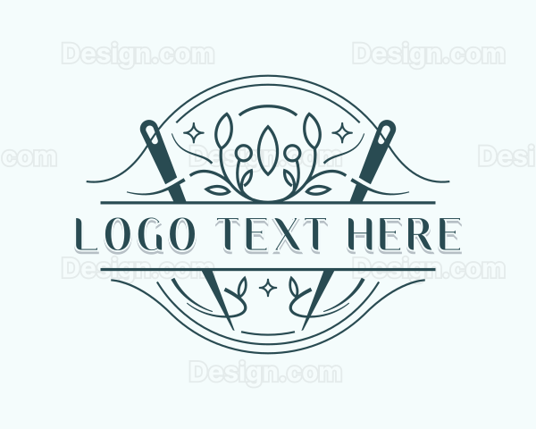 Stitching Embroidery Tailor Logo