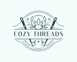 Stitching Embroidery Tailor logo design