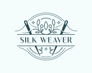 Stitching Embroidery Tailor logo design