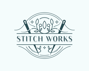 Stitching Embroidery Tailor logo design