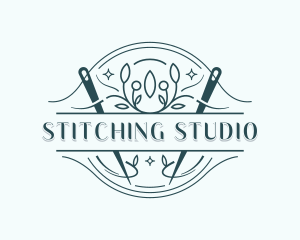 Stitching Embroidery Tailor logo design